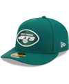 NEW ERA MEN'S GREEN NEW YORK JETS OMAHA LOW PROFILE 59FIFTY FITTED HAT