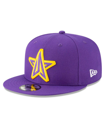 New Era Men's  Purple Lakers Gaming Nba 2k Team Color 9fifty Snapback Adjustable Hat