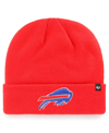 47 Brand Men's Red Buffalo Bills Secondary Basic Cuffed Knit Hat In Red