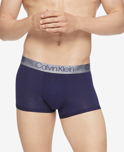 Calvin Klein Men's Ultra-soft Modal Trunks In Bayou Blue