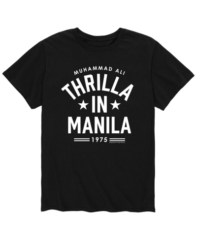 Airwaves Men's Muhammad Ali Thrilla In Manila T-shirt In Black