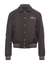 Amiri Jackets In Dark Brown