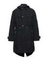 Les Hommes Overcoats In Black