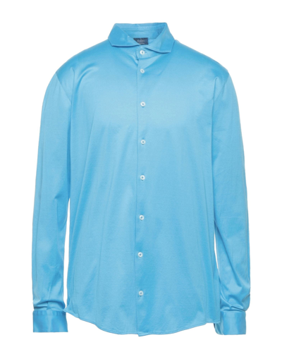 Barba Napoli Shirts In Sky Blue