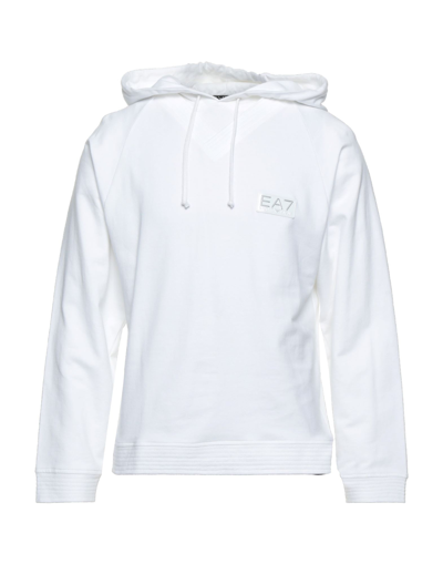Ea7 Sweatshirts In White