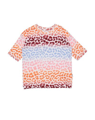 Molo Kids' T-shirts In Orange