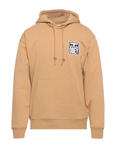 Obey Sweatshirts In Beige