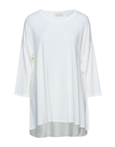Le Tricot Perugia T-shirts In Ivory