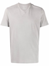 Majestic V-neck T-shirt In Charcoal
