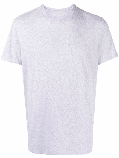 Majestic Round Neck Short-sleeved T-shirt In Weiss
