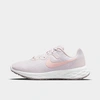 Nike Women's Revolution 6 Next Nature Running Sneakers From Finish Line In Light Violet/champagne/white