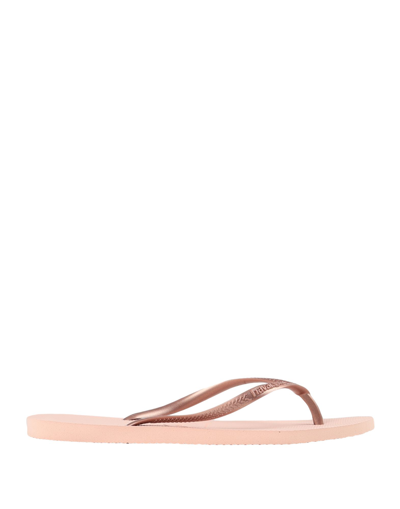 HAVAIANAS HAVAIANAS WOMAN THONG SANDAL PINK SIZE 11/12 RUBBER