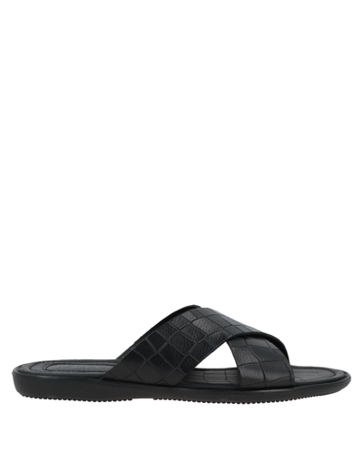 Doucal's Sandals In Black