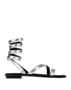 Hadel Sandals In Silver