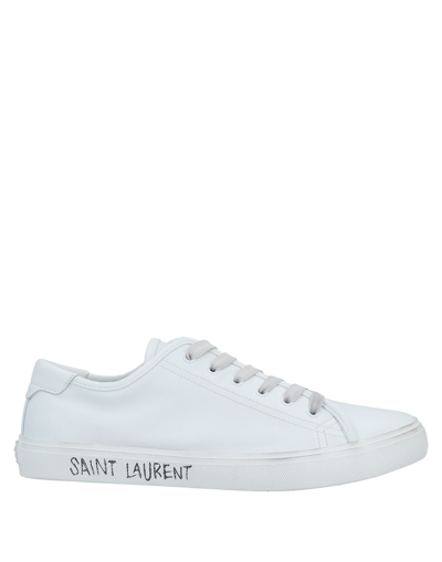 Saint Laurent Sneakers In White