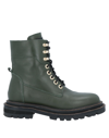 Twinset Ankle Boots In Green