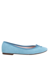 Ska Ballet Flats In Sky Blue