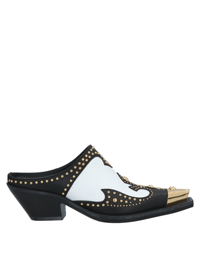 Versace Woman Mules & Clogs Black Size 8 Calfskin