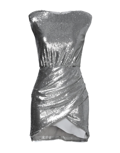 Liu •jo Short Dresses In Silver