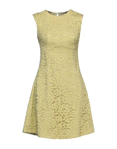 Ermanno Scervino Woman Mini Dress Yellow Size 2 Cotton, Polyamide
