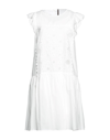 Manila Grace Midi Dresses In White