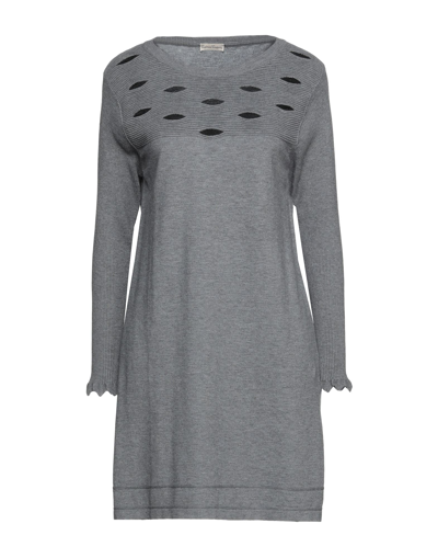 Cashmere Company Short Dresses In Grey