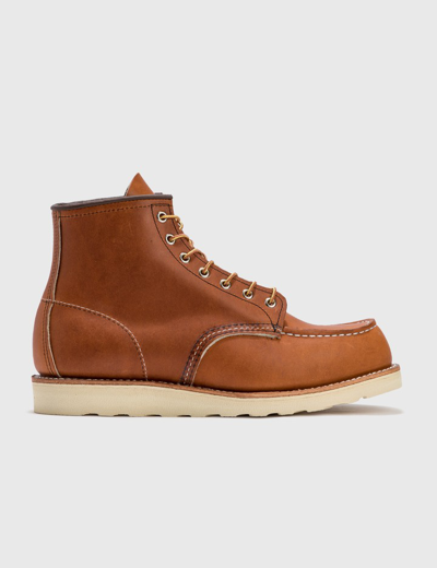 Red Wing Redwing 6 Classic Mock Toe 0875 Boot - Oro Legacy In Brown