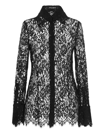 Dolce & Gabbana Lace Shirt In Black