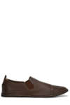 Marsèll Strasacco Slippers In Dry Milled Leather In Cioccolato