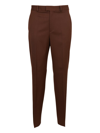 Valentino High-waisted Tailored Trousers In Tabacco