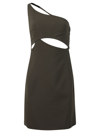 GIVENCHY ASYMETRIC CUT-OUT COCKTAIL DRESS