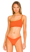 L*space Axel Bikini Top In Amber