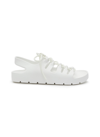 Bottega Veneta Women's Lace-up Rubber Sandals In White