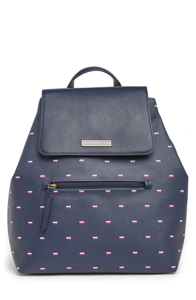 tommy-Hilfiger-irene-ii-flap-backpack-embossed-tommy-smooth-pvc-tommy-navy maxresdefault.jpg main image 3