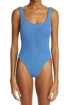 HUNZA G CRINKLE ONE-PIECE SWIMSUIT