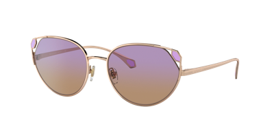 Bvlgari Women's Sunglasses, Bv6177 In Violet Gradient Orange