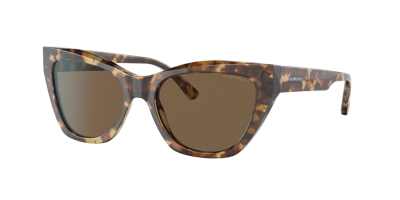 Emporio Armani Woman Sunglasses Ea4176 In Brown