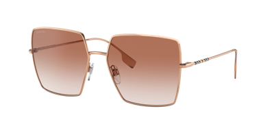 Burberry Woman Sunglass Be3133 Daphne In Gradient Pink