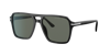 Prada Pr 20ys Black Sunglasses In Polar Green