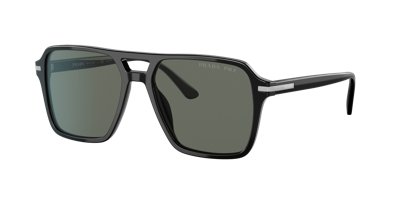 Prada Man Sunglasses Pr 20ys In Polar Green
