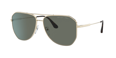 Prada Man Sunglasses Pr 63xs In Polar Green