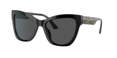 Versace Dark Gray Cat Eye Ladies Sunglasses Ve4417u 535887 56 In Dark Grey