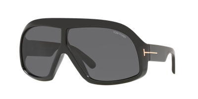 Tom Ford Ft0965 Cassius Pilot-frame Plastic Sunglasses In Grey