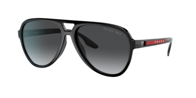 Prada Linea Rossa Man Sunglasses Ps 06ws In Polar Grey Gradient