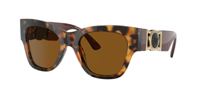 Versace Woman Sunglasses Ve4415u In Brown