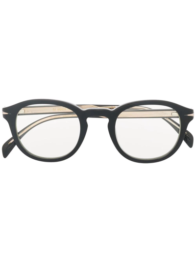 Eyewear By David Beckham Round-frame Glasses In Schwarz