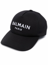 BALMAIN EMBROIDERED-LOGO CAP