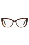 DOLCE & GABBANA 53MM CAT EYE OPTICAL GLASSES