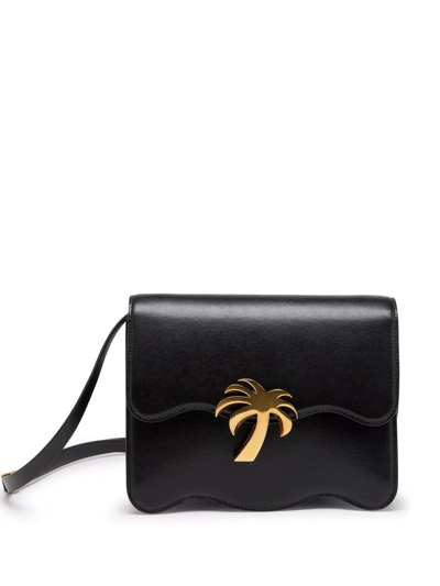 Palm Angels Palm Beach Shoulder Bag In Black