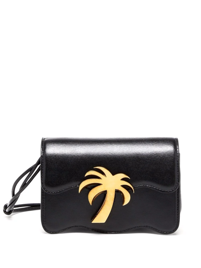 Palm Angels Palm Beach Mini Bag In Black